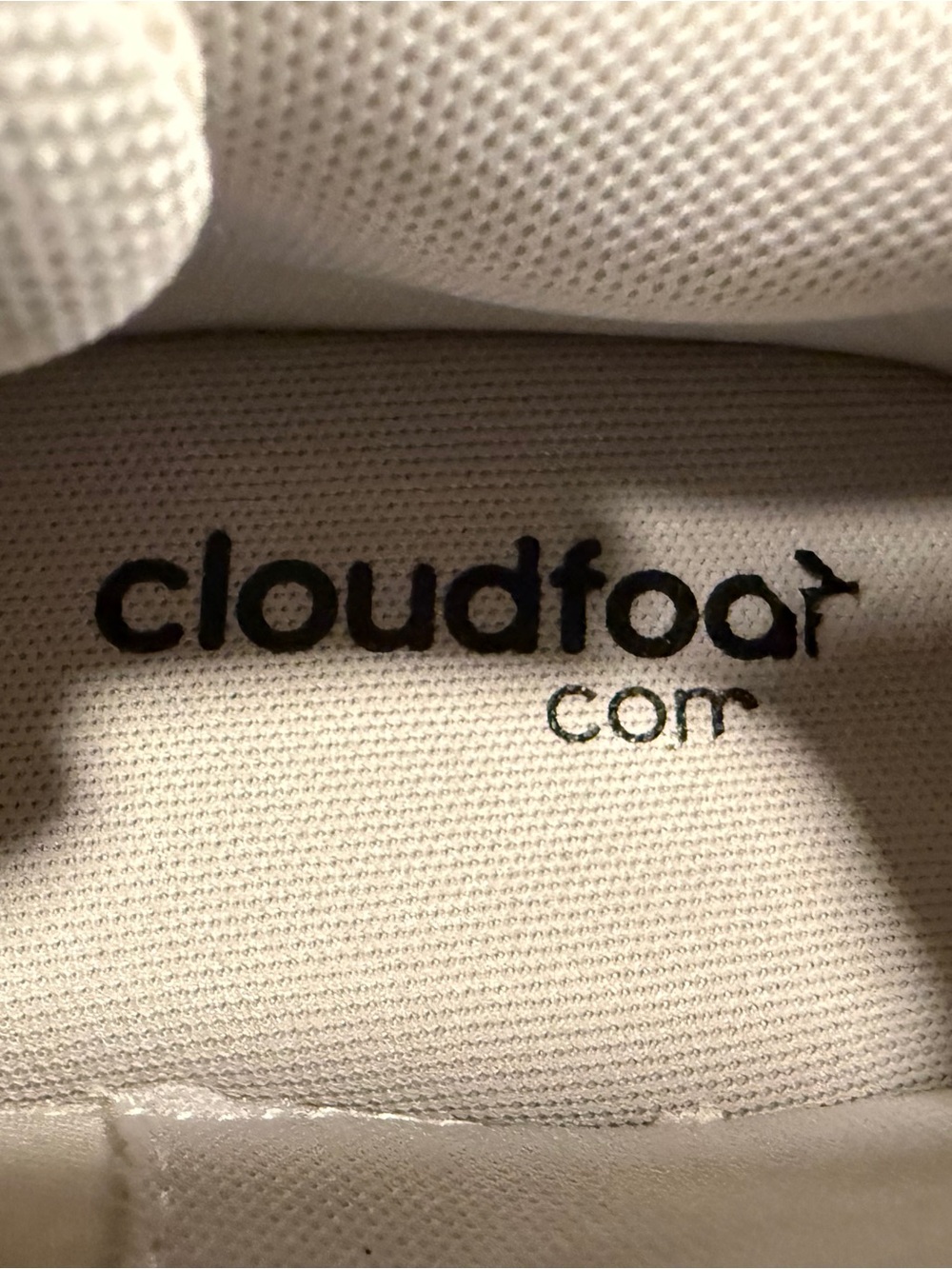 adidas CloudfoamCream Knit Sneakers with Blue Stripes - Picture 3 of 6